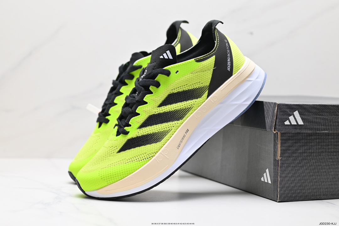 180 阿迪达斯Adidas Adizero Boston 12 M耐磨减震专业跑步鞋 ID4234