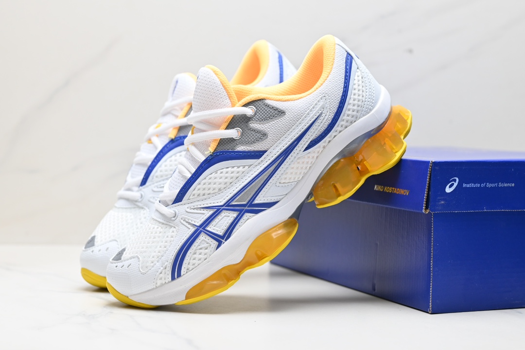 190 日本业专鞋跑品牌·士瑟亚/ASICS Gel-Quantum Kinetic”Carbon Pure Gold“量运步跑鞋 1203A270-201