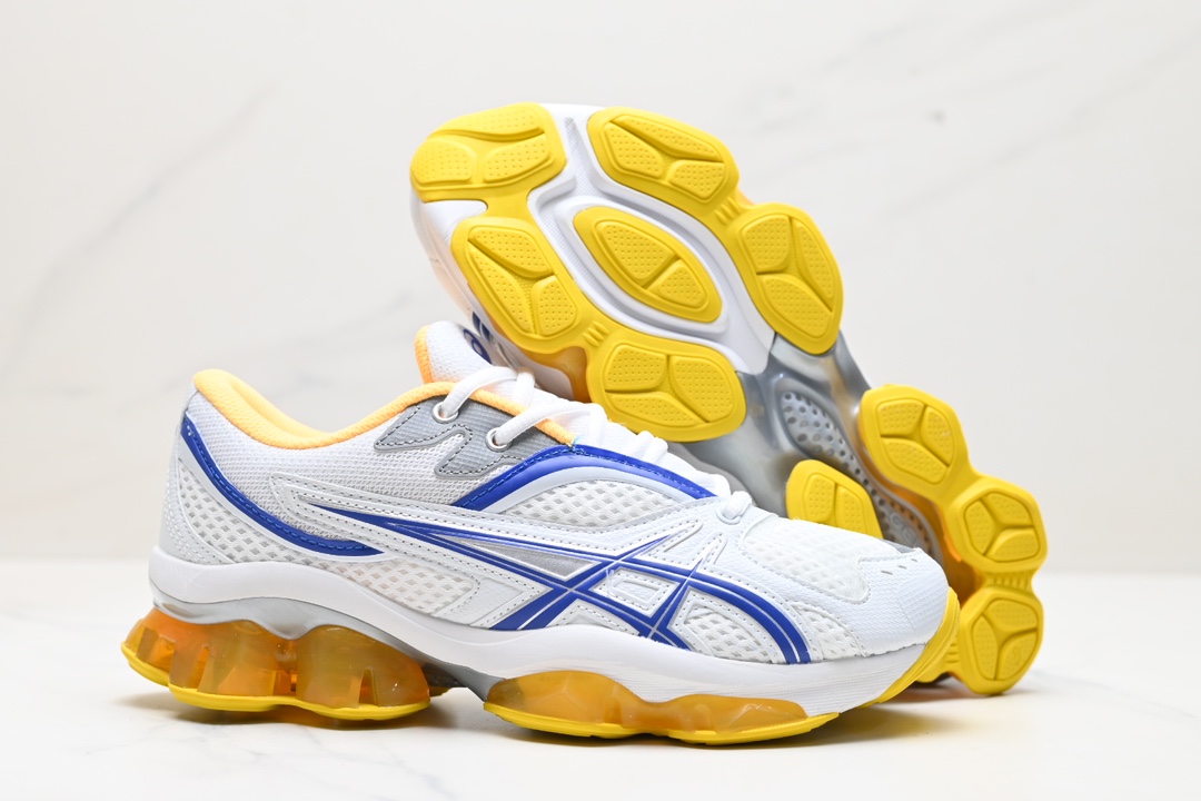 190 日本业专鞋跑品牌·士瑟亚/ASICS Gel-Quantum Kinetic”Carbon Pure Gold“量运步跑鞋 1203A270-201