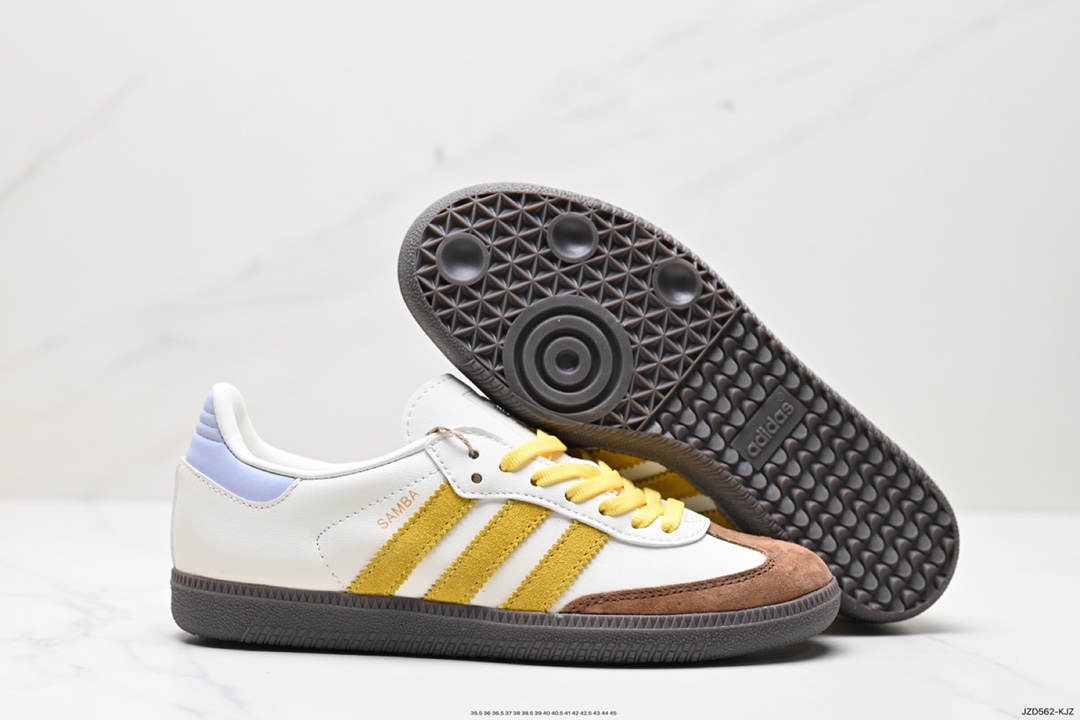 140 阿迪达斯Adidas originals Gazelle Indoor ”棕紫绿“ ID8349