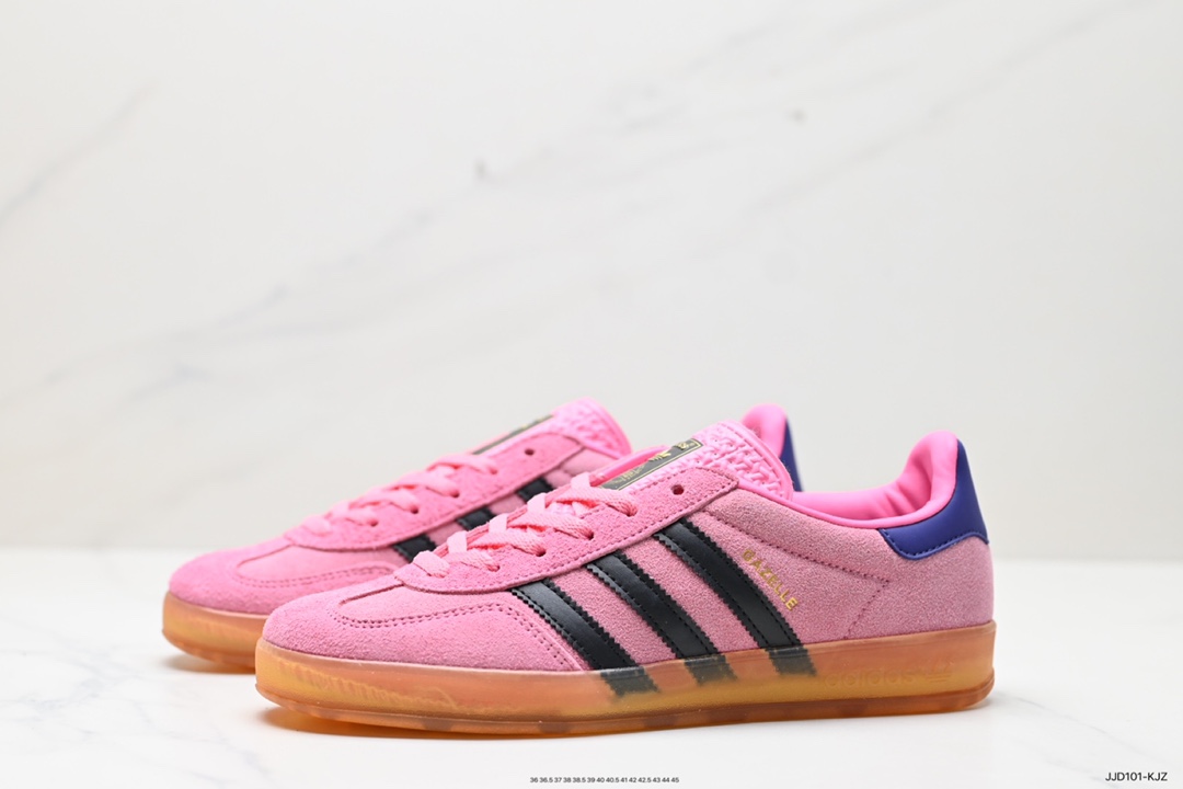 130 adidas originals Gazelle Indoor 粉黑  IE7002