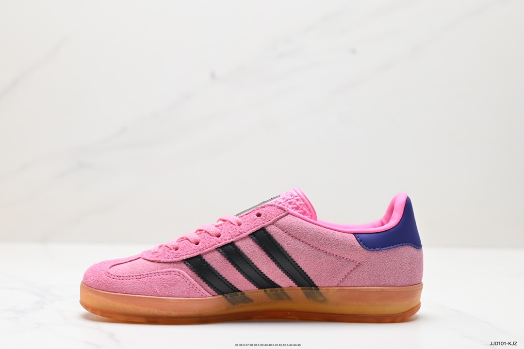 130 adidas originals Gazelle Indoor 粉黑  IE7002