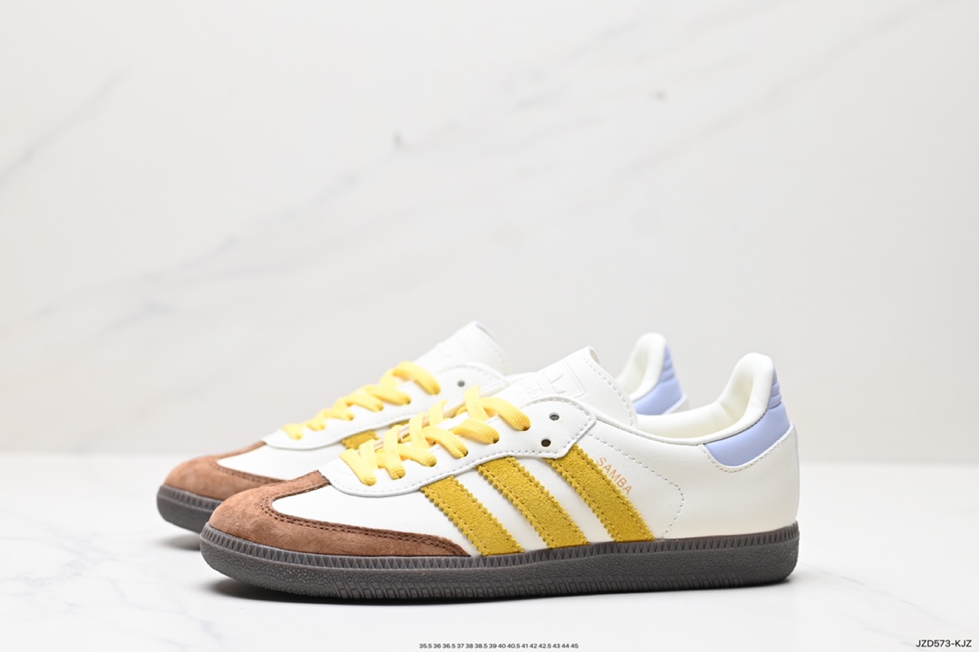 140 阿迪达斯Adidas originals Gazelle Indoor ”棕紫绿“  IE0875