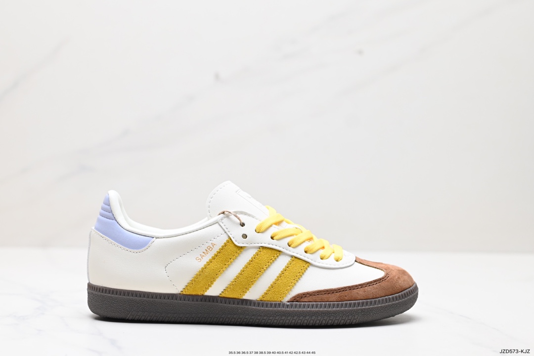 140 阿迪达斯Adidas originals Gazelle Indoor ”棕紫绿“  ID8349