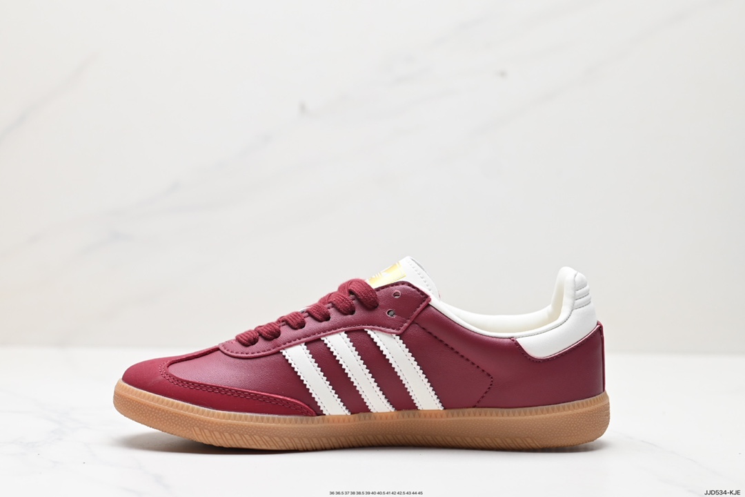 130 阿迪达斯三叶草Adidas Originals Samba Vegan OG桑巴舞板鞋 ID0477