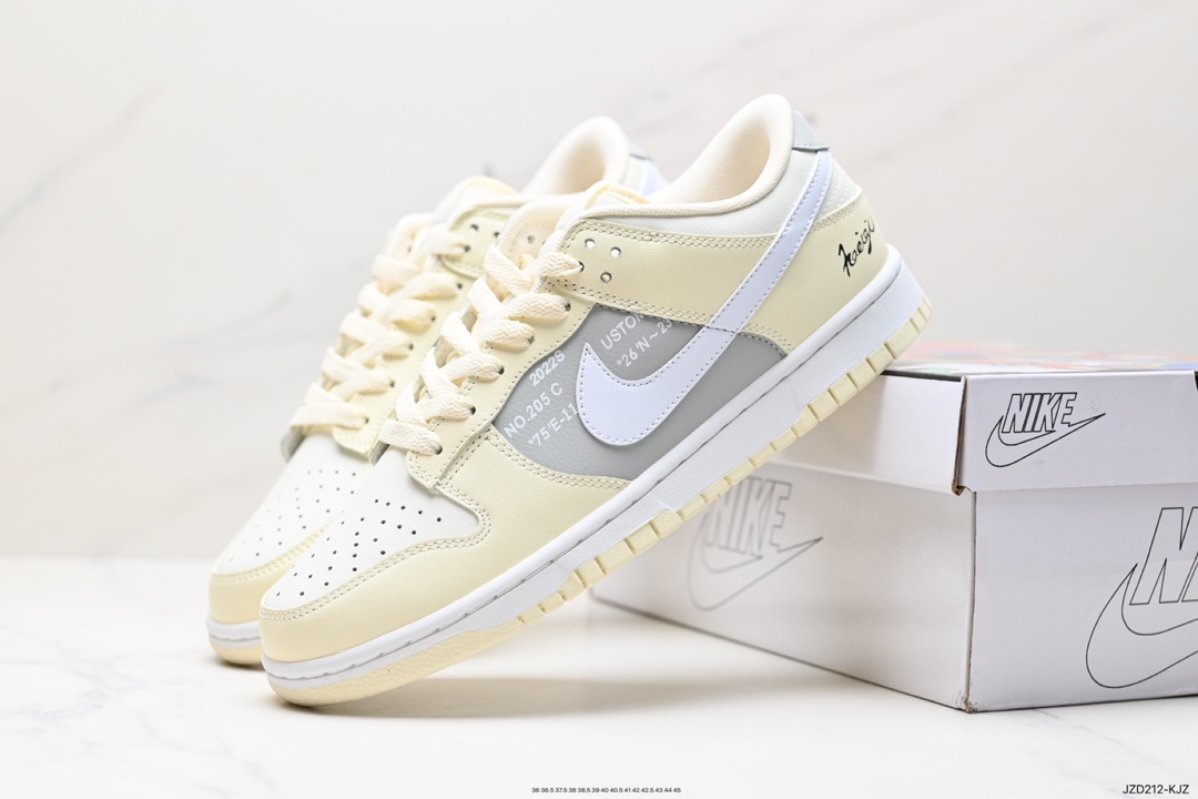 140 DK NK SB Dunk Low 复古CD主题 高端定制 低帮休闲运动板鞋  RU2236-563