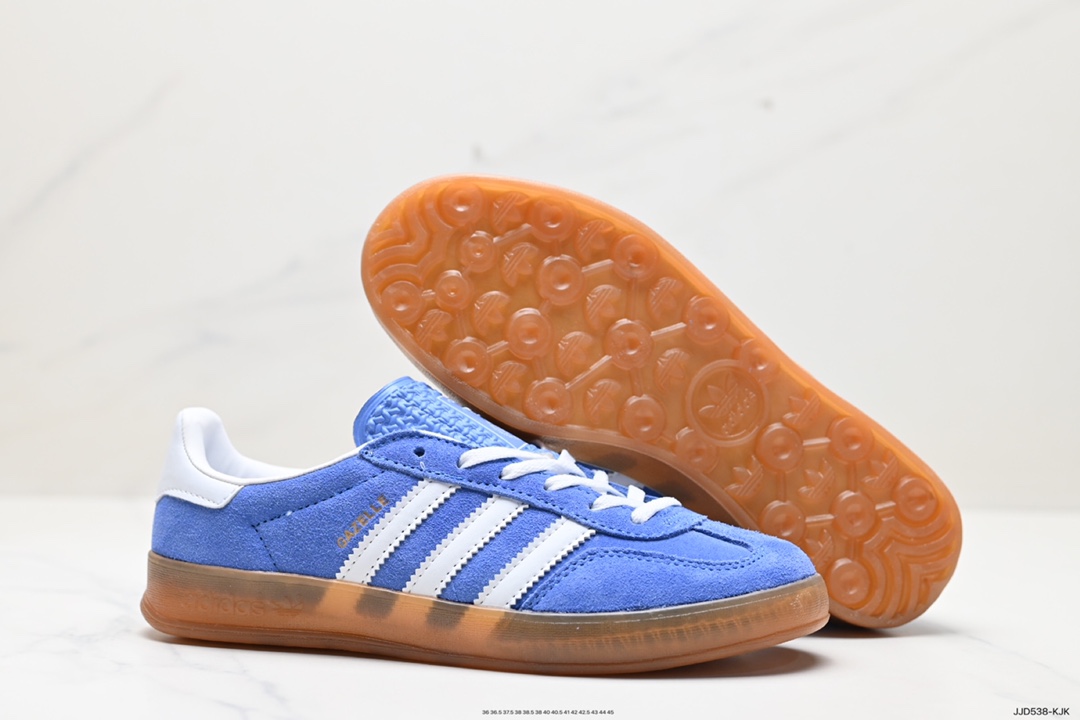 130 阿迪达斯Adidas Originals Gazelle Indoor 三叶草复古防滑耐磨低帮板鞋 HQ8717