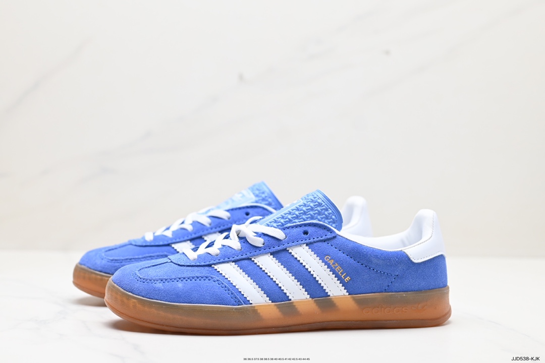 130 阿迪达斯Adidas Originals Gazelle Indoor 三叶草复古防滑耐磨低帮板鞋 HQ8717