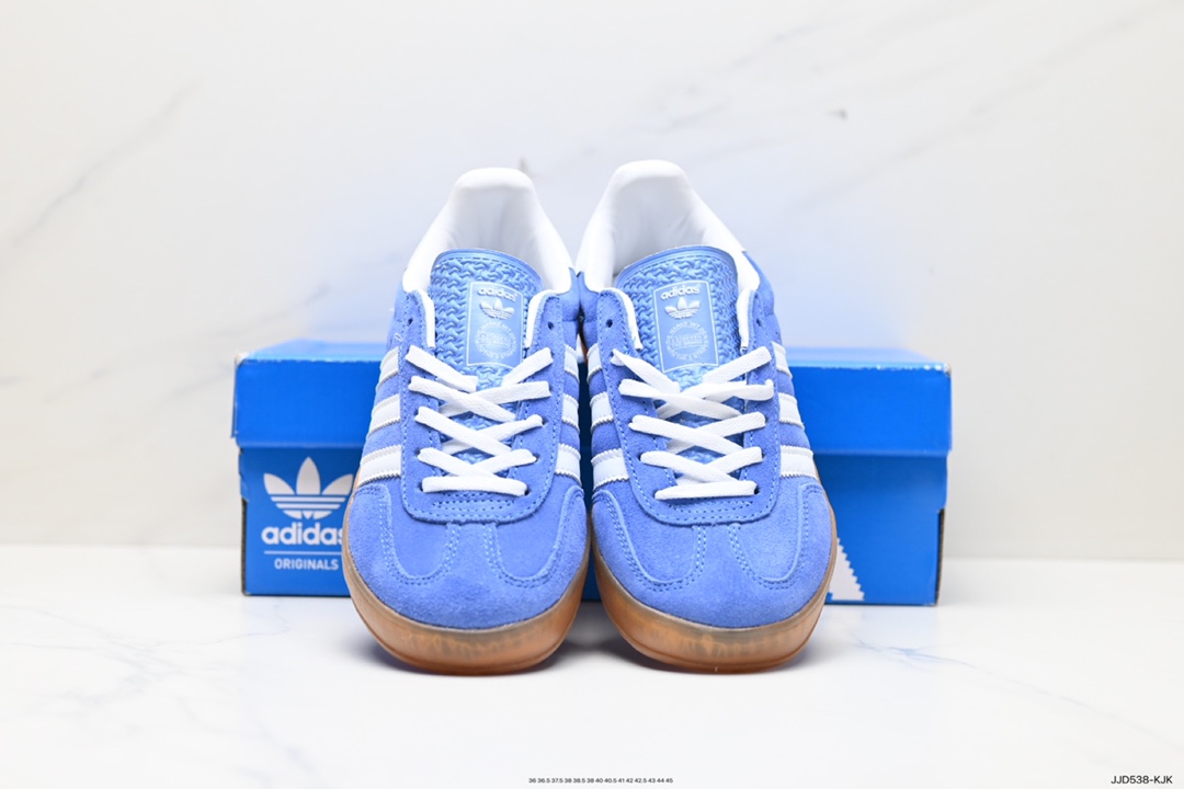 130 阿迪达斯Adidas Originals Gazelle Indoor 三叶草复古防滑耐磨低帮板鞋 HQ8717