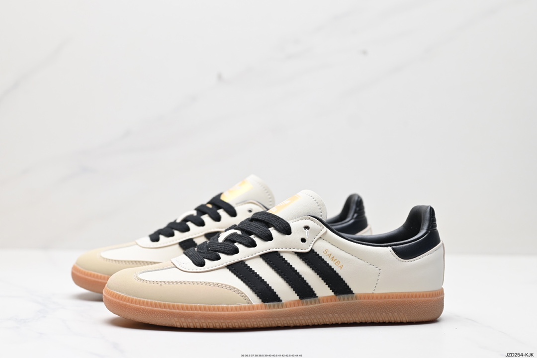 140 阿迪达斯三叶草Adidas Originals Samba Vegan OG”SPD“桑巴舞系板鞋 ID0478