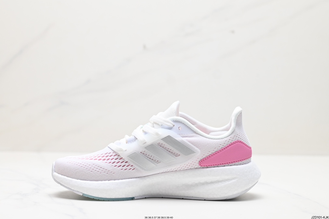 140 阿迪达斯Adidas PureBOOST 22爆米花缓震中底跑步鞋 HQ1457