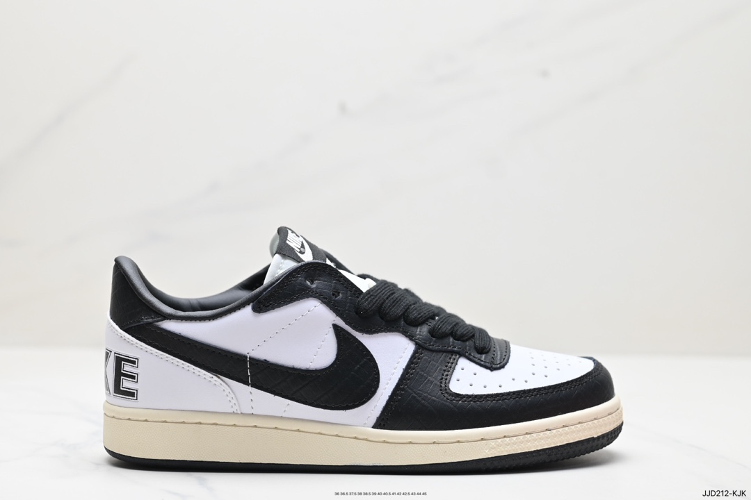 Nike Skateboard Shoes Sneakers Black Brown Dark White Chamois Rubber Vintage Low Tops