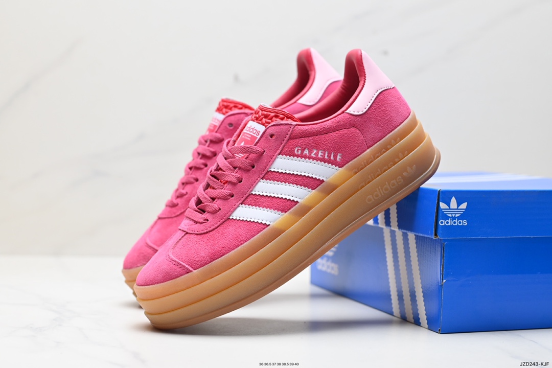 120 阿迪达斯Adidas Gazelle Bold w 低帮复古百搭休闲运动板鞋 ID6997