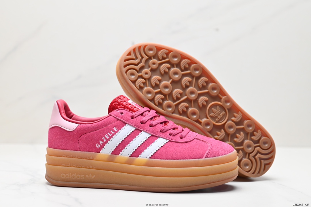 120 阿迪达斯Adidas Gazelle Bold w 低帮复古百搭休闲运动板鞋 ID6997