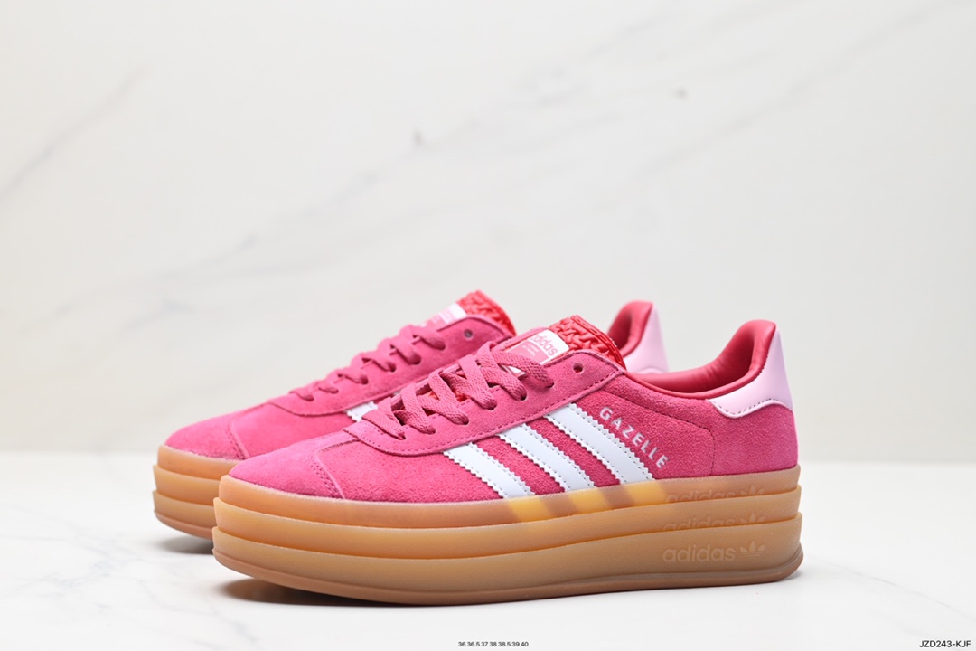 120 阿迪达斯Adidas Gazelle Bold w 低帮复古百搭休闲运动板鞋 ID6997