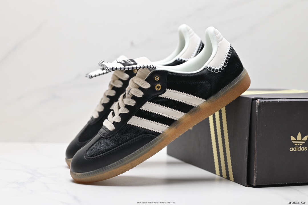 170 阿迪达斯AdidasOriginals Wb Pony Tonal Samba 桑巴舞板鞋 IE0580