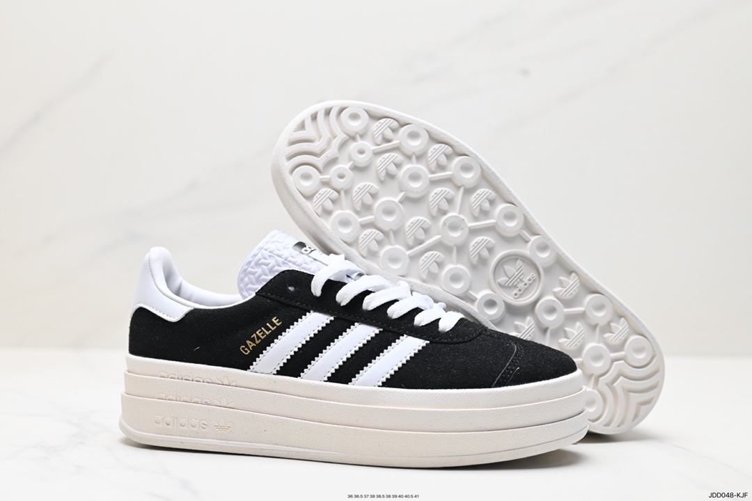 120 阿迪达斯Adidas Gazelle Bold w 低帮复古百搭休闲运动板鞋 IG9653