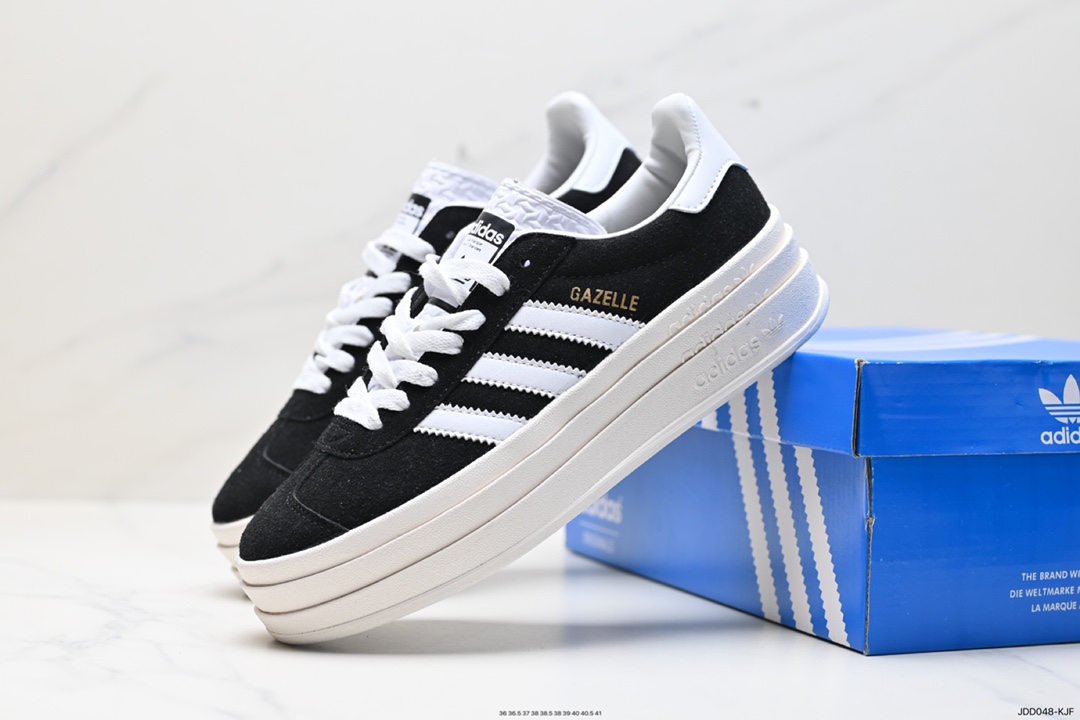 120 阿迪达斯Adidas Gazelle Bold w 低帮复古百搭休闲运动板鞋 IG9653