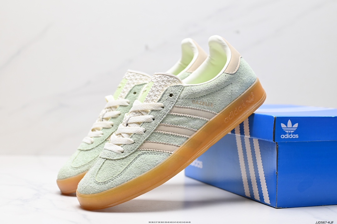 130 adlidas originals Gazelle Indoor ”棕白“ 这款阿迪达斯运动鞋 IE2948