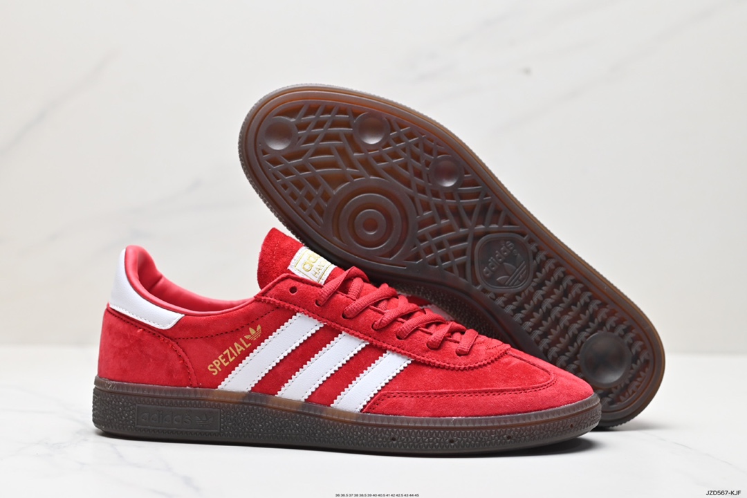 140 阿迪达斯Adidas Originals Handball SPZL 手球运动员系列百搭休闲运动板鞋 FV1227