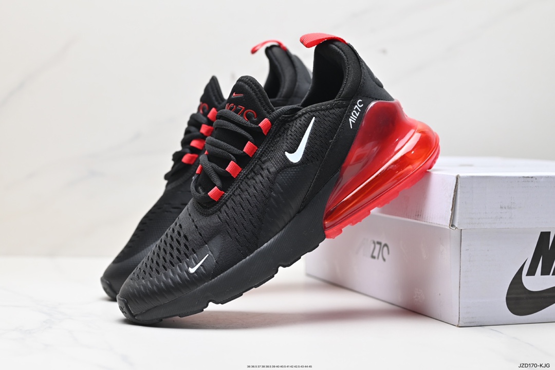 140 Nike Air Max 270混合科技透气后掌半气垫慢跑鞋 943345-013