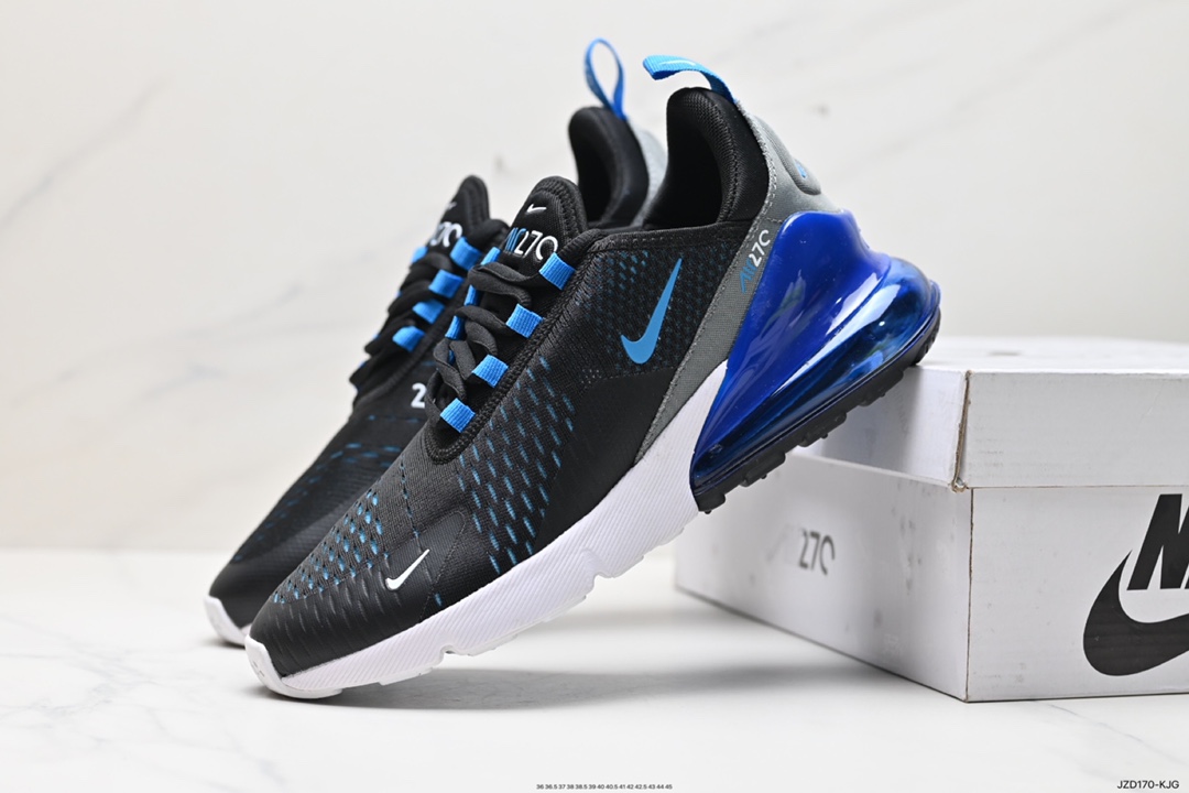 140 Nike Air Max 270混合科技透气后掌半气垫慢跑鞋 943345-013