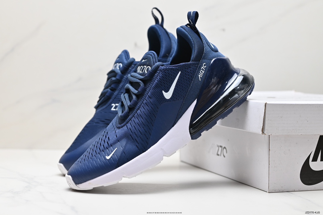 140 Nike Air Max 270混合科技透气后掌半气垫慢跑鞋 943345-013