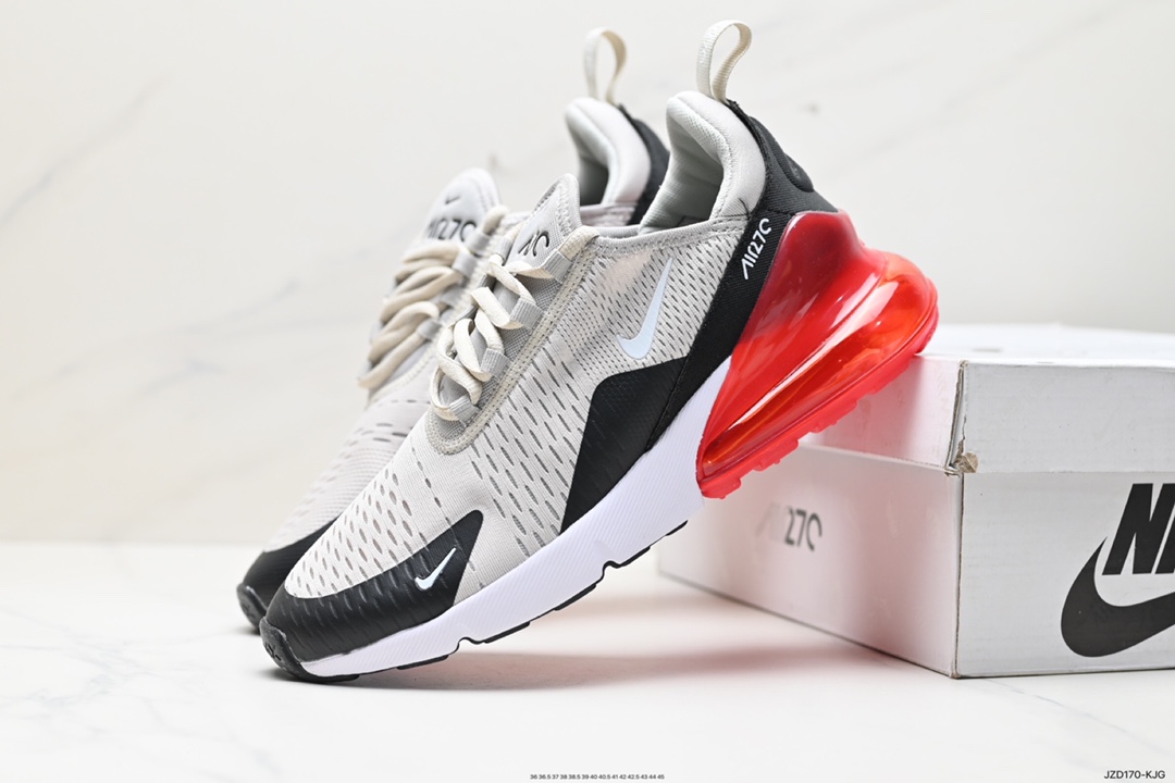 140 Nike Air Max 270混合科技透气后掌半气垫慢跑鞋 943345-013