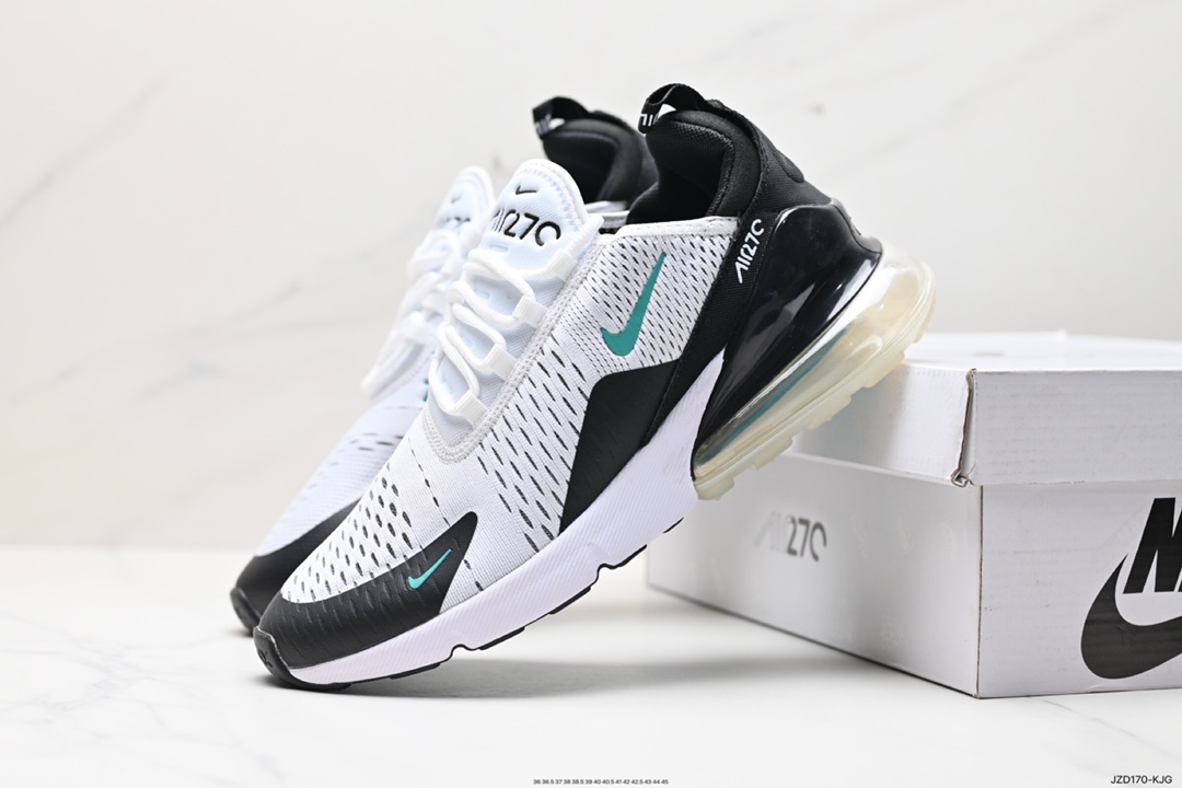 140 Nike Air Max 270混合科技透气后掌半气垫慢跑鞋 943345-013