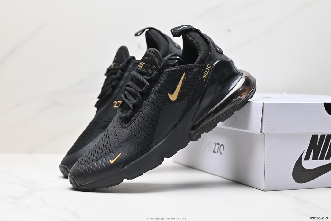 140 Nike Air Max 270混合科技透气后掌半气垫慢跑鞋 943345-013