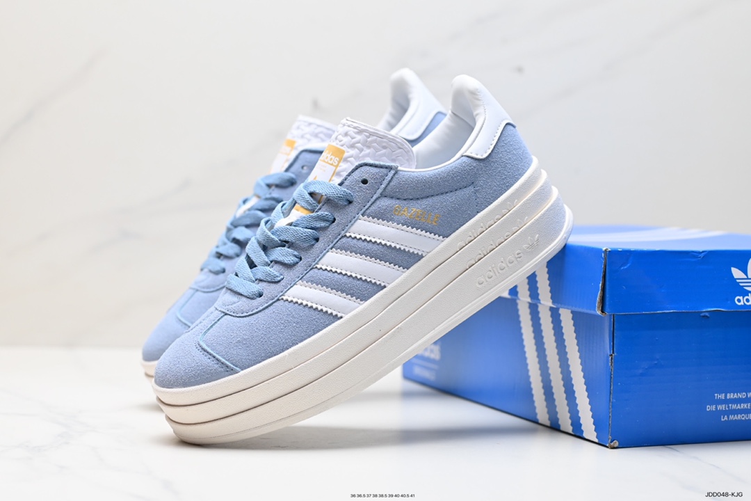 120 阿迪达斯Adidas Gazelle Bold w 低帮复古百搭休闲运动板鞋 ID6997