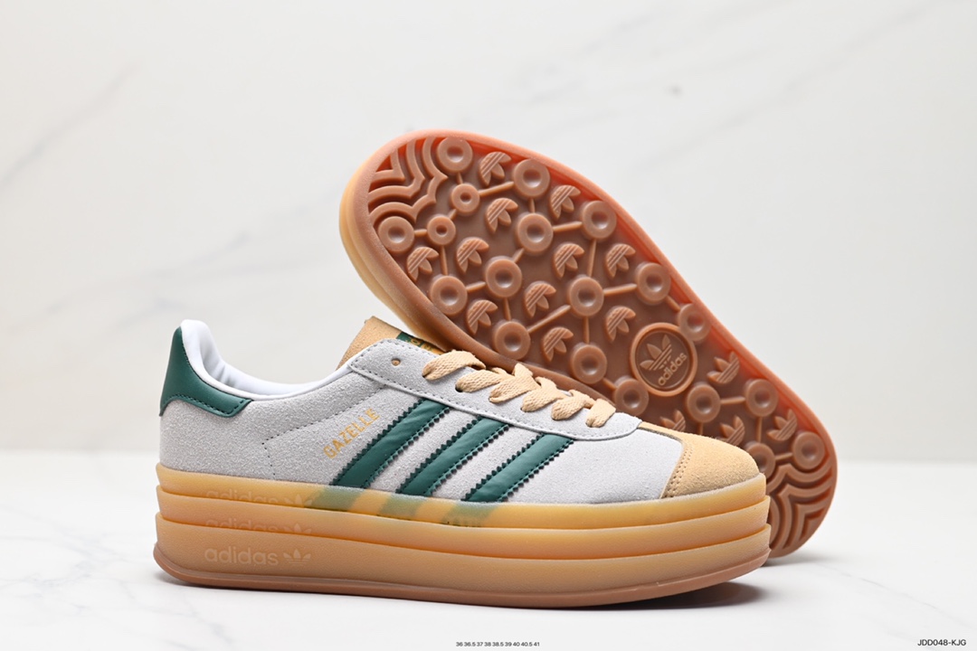 120 阿迪达斯Adidas Gazelle Bold w 低帮复古百搭休闲运动板鞋 ID6997