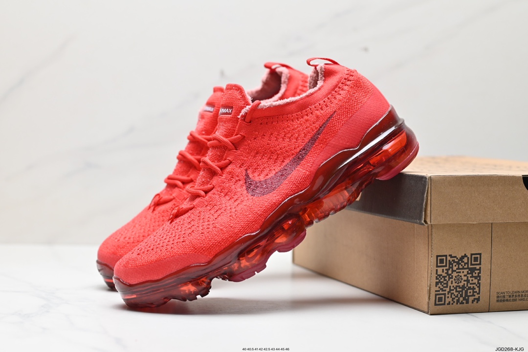 180 耐克Nk Vapormax 2023 Flyknit 耐克2023飞织透气休闲全掌大气垫跑鞋 DV1678-002