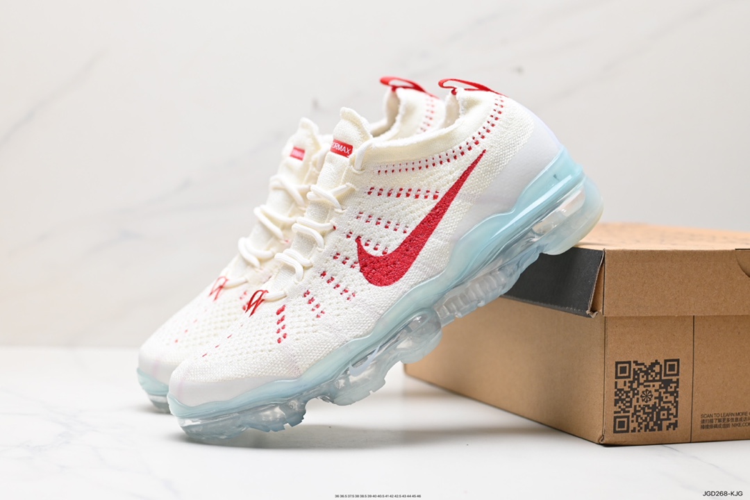 180 耐克Nk Vapormax 2023 Flyknit 耐克2023飞织透气休闲全掌大气垫跑鞋 DV1678-002