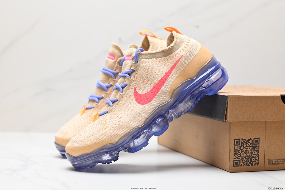 180 耐克Nk Vapormax 2023 Flyknit 耐克2023飞织透气休闲全掌大气垫跑鞋 DV1678-002