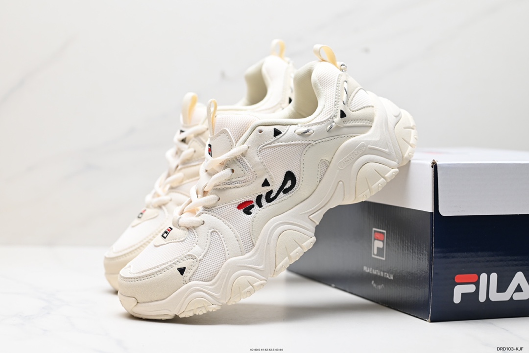 110 Fila Heritage 征峰者2代系列老爹风增高复古中性休闲运动慢跑鞋 F12W232127FMW