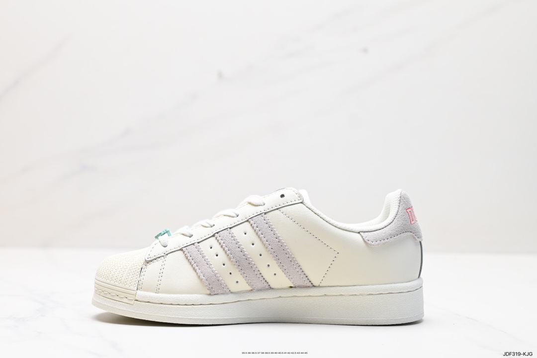 125 阿迪达斯Adidas三叶草 Originals Superstar”Sail/Green/Lace“贝壳头板鞋 IG4226