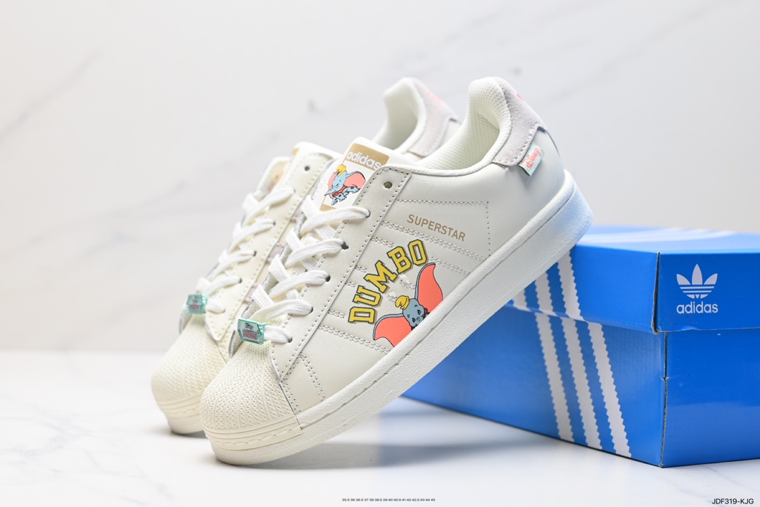 125 阿迪达斯Adidas三叶草 Originals Superstar”Sail/Green/Lace“贝壳头板鞋 IG4226