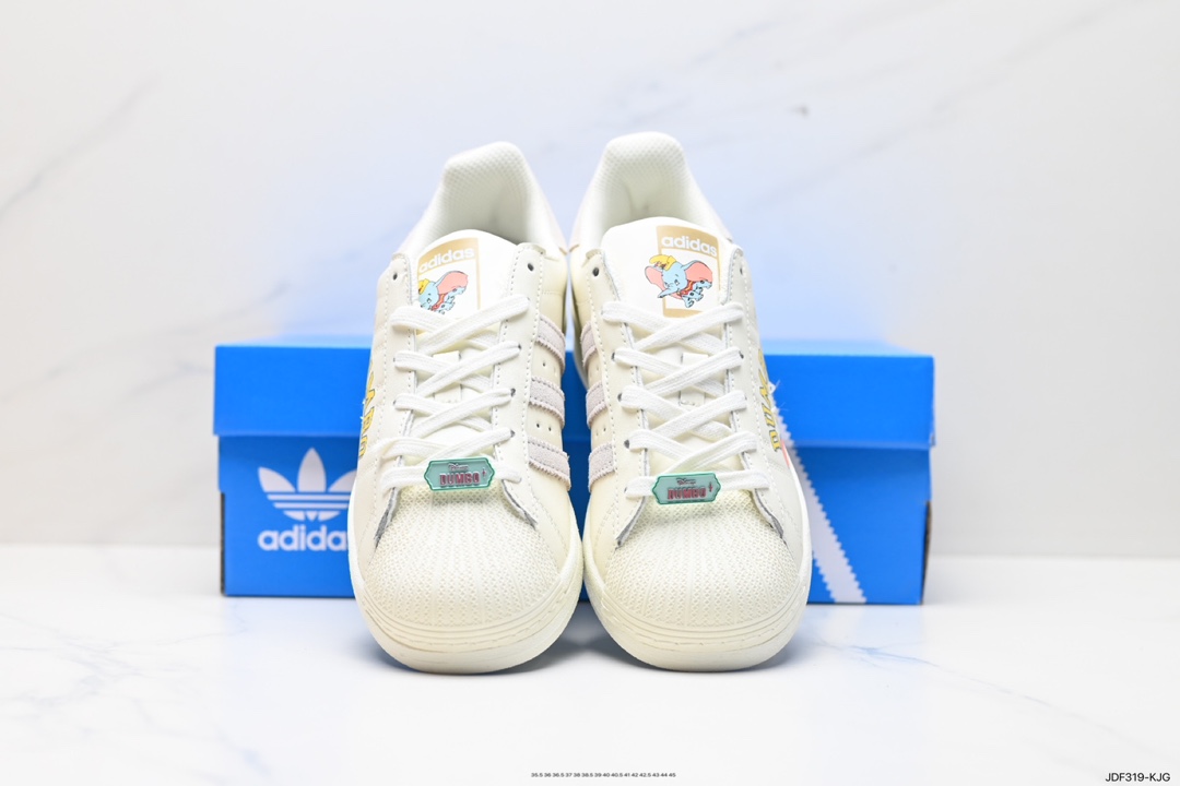 125 阿迪达斯Adidas三叶草 Originals Superstar”Sail/Green/Lace“贝壳头板鞋 IG4226