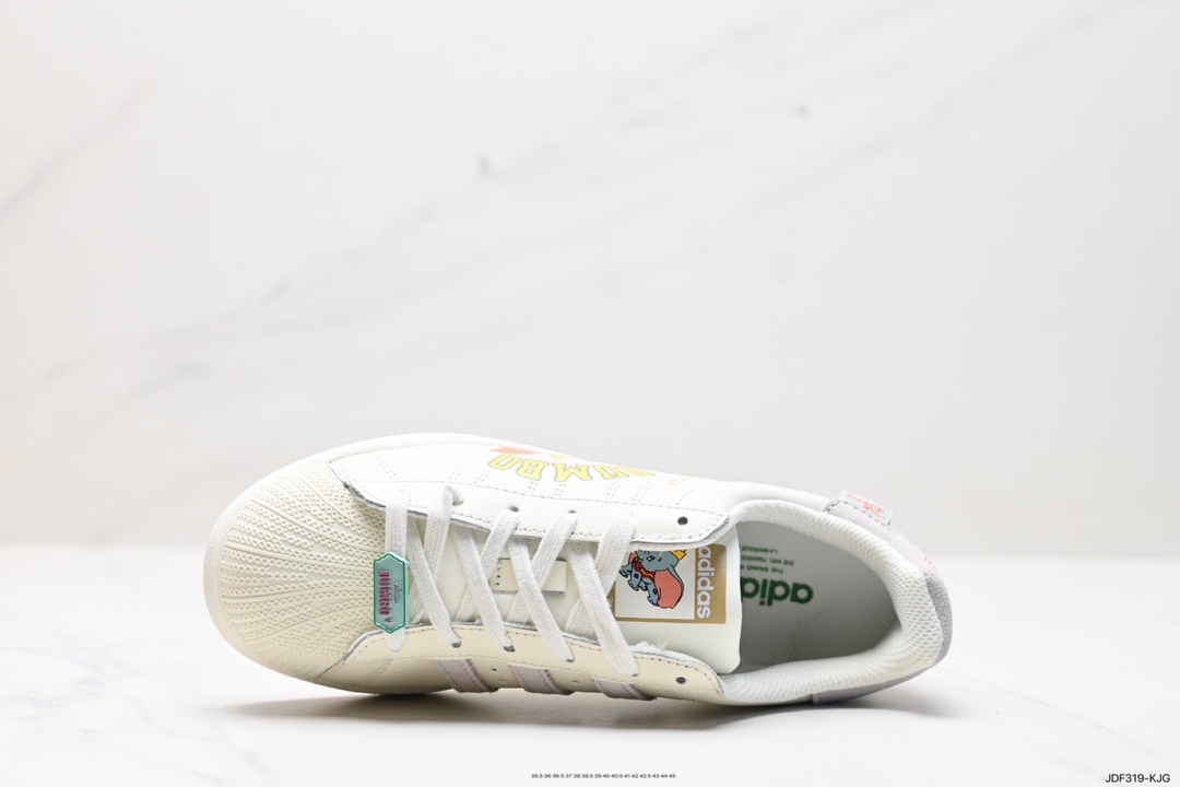 125 阿迪达斯Adidas三叶草 Originals Superstar”Sail/Green/Lace“贝壳头板鞋 IG4226