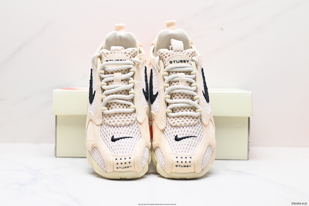 290 纯原Stussy x NK Air Zoom Spiridon Caged 2 美国元祖街头潮牌联名斯图西复古气垫跑鞋CQ5486-200