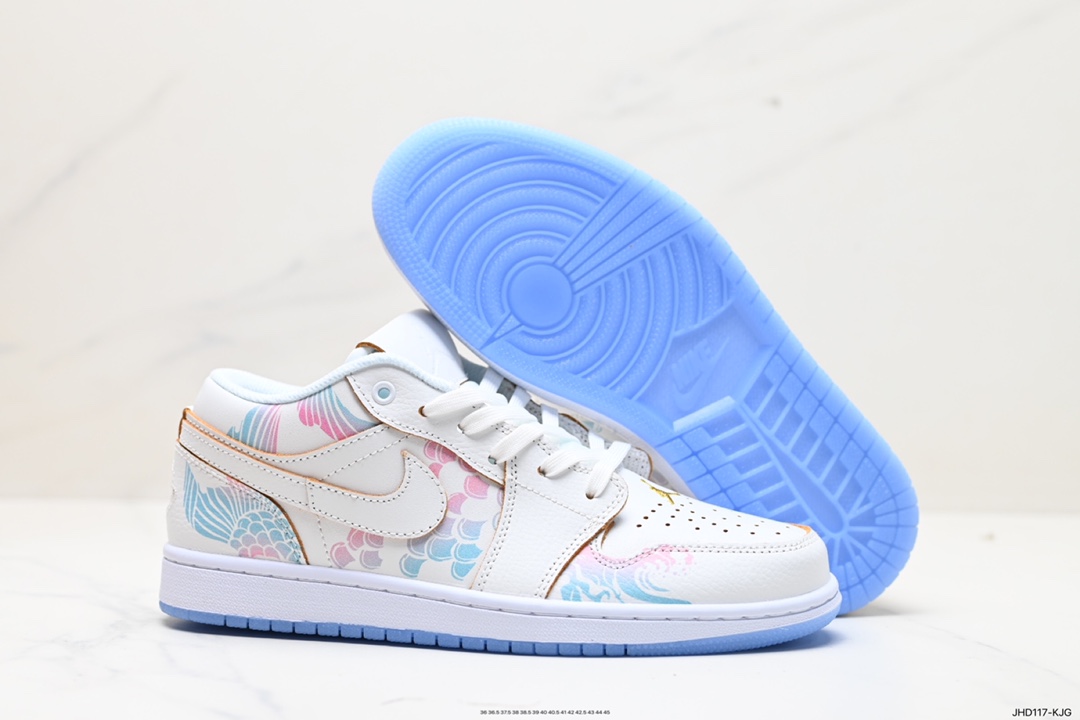 190 Air Jordan 1 Low CNY 低帮 龙年限定 御龙青花 FN8901-164