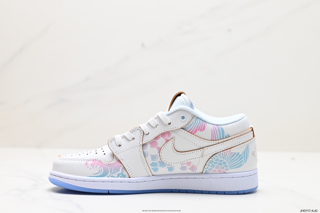 190 Air Jordan 1 Low CNY 低帮 龙年限定 御龙青花 FN8901-164