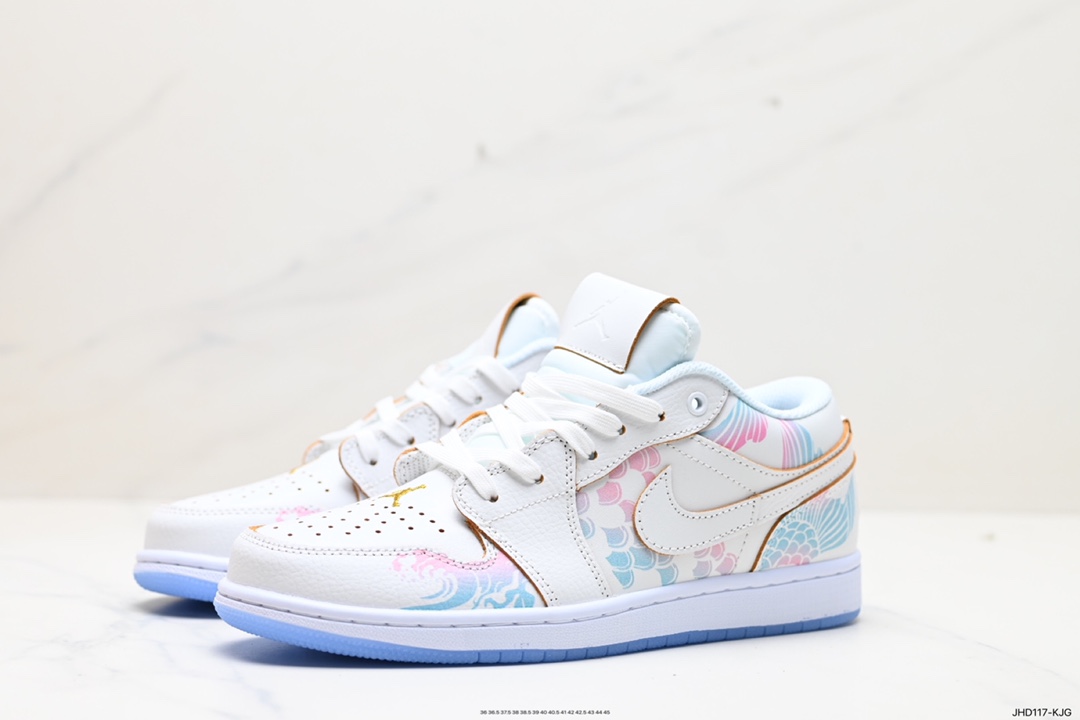 190 Air Jordan 1 Low CNY 低帮 龙年限定 御龙青花 FN8901-164