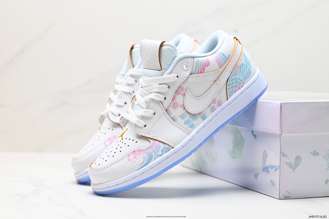 190 Air Jordan 1 Low CNY 低帮 龙年限定 御龙青花 FN8901-164