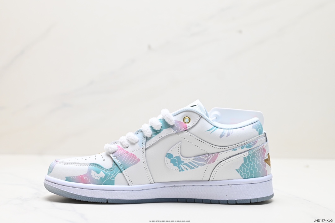 190 Air Jordan 1 Low CNY 低帮 龙年限定 御龙青花 FN8901-764