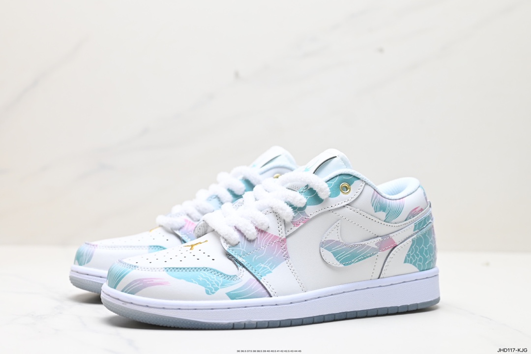 190 Air Jordan 1 Low CNY 低帮 龙年限定 御龙青花 FN8901-764