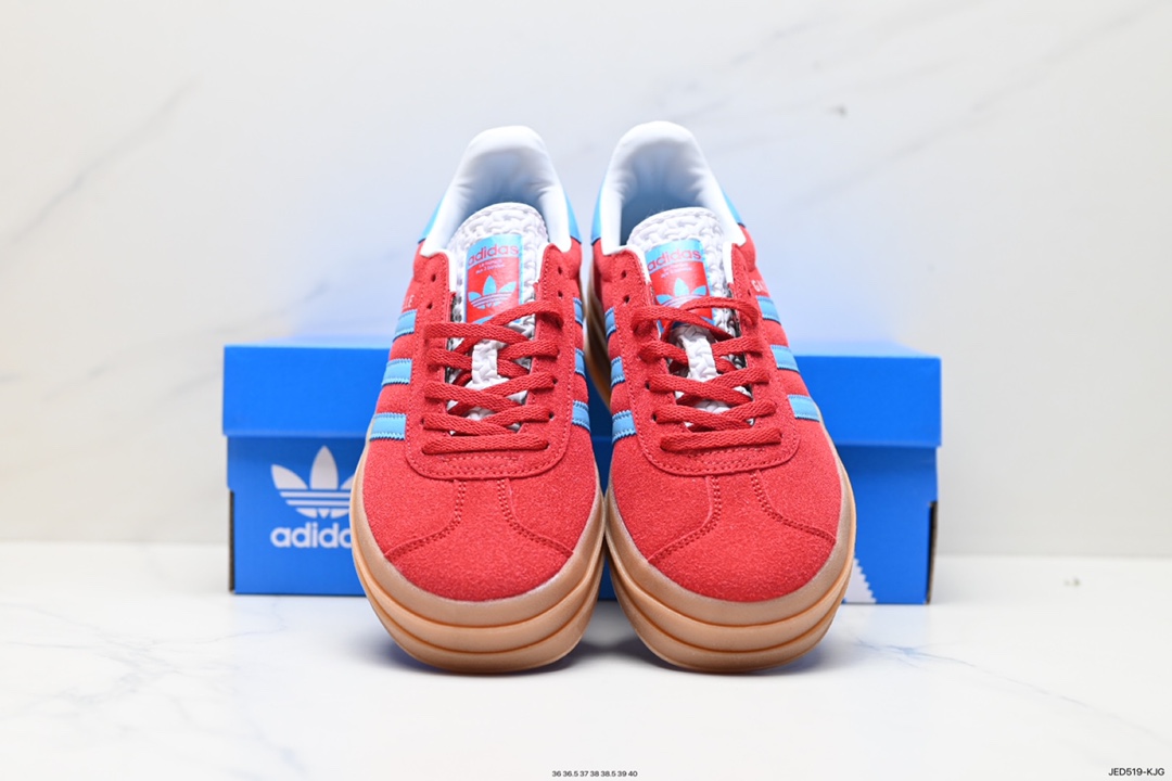 150 阿迪达斯Adidas Originals Gazelle Bold W 羚羊松糕板鞋 IE0421