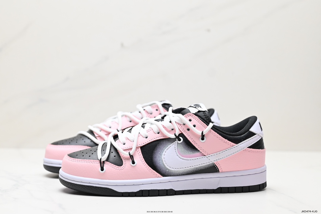 160 Nike SB Dunk Low 可可摩卡 美式黑棕 解构抽绳鞋带  FD1232-001