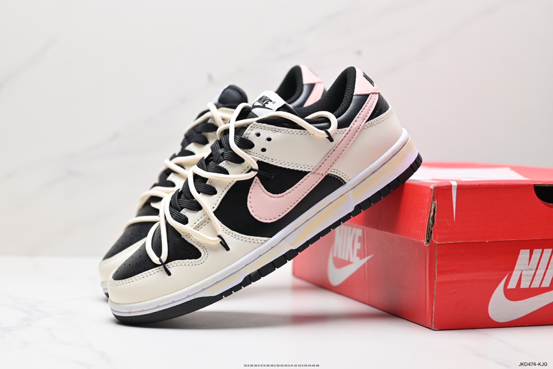 160 Nike SB Dunk Low 可可摩卡 美式黑棕 解构抽绳鞋带  DD1391-100